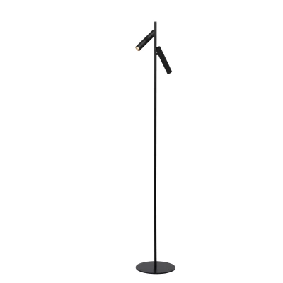 Image of Philon Modern Floor Reading Lamp Ø 23cm LED Dim. 2x4,5W 3000K Black
