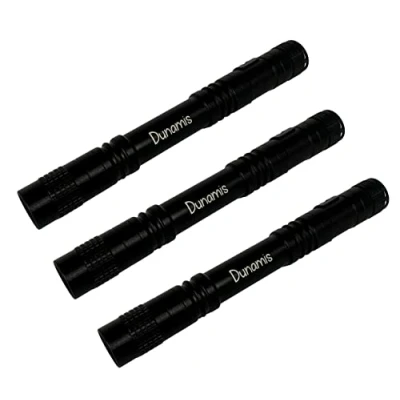 Image of Dunamis Exousia LED Battery Powered Pocket Pen Torch, Medical/Tactical Hand Flashlight, Waterproof Small Mini Torch (3 Pack Large Torches)