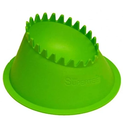 Image of DAN Carter SUPERTEE Xtreme Rugby Kicking Tee All Skill Levels Styles and Angles Green
