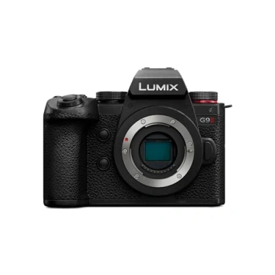 Image of Panasonic LUMIX DC G9M2E Micro Four Thirds Mirrorless Camera, 25.2MP, 4K 120p/100p &amp; 5.7K 30p/25p, Phase Hybrid AF, 5 Axis BIS, OLED LVF, Wi Fi, Bluetooth, HDMI, Body Only, Black