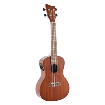 Image of GEWA Concert E Akustik ukulele Manoa K CO Sapelli silk Matt finish with Gig Bag