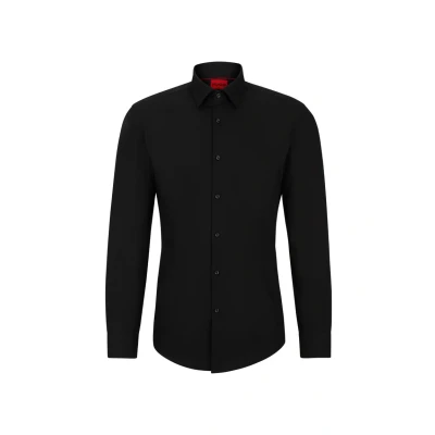 Image of HUGO Kenno Shirt, Men&#039;s, Size: 14.5, Black