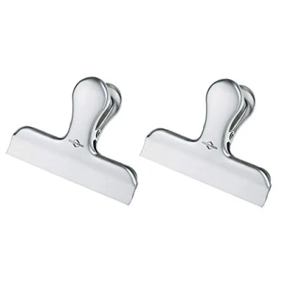 Image of Kuchenprofi Pack Of 2 S/S Small Closing Clips For Food Bags
