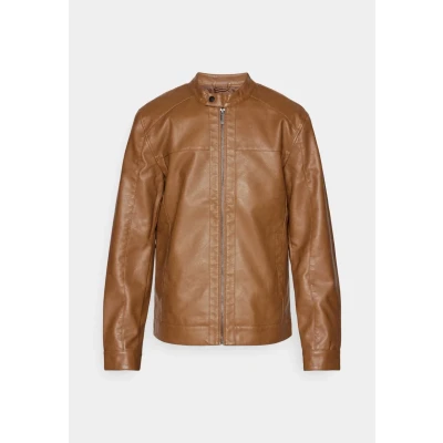 Image of Only &amp; Sons Onsmike Racer Jacket Faux leather jacket, Men&#039;s, Size: Small, Monks robe