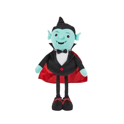 Image of Smart Garden Halloween Plush Dracula Vampire Standing Prop 60cm Decoration Themed Décor Scary Perfect for Parties, Home, Living Room, Kitchen