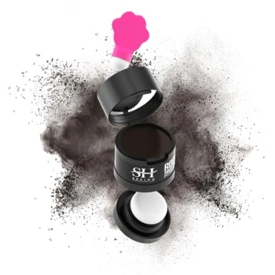 Image of Sevich Hairline Powder 2.0，Instantly Conceals Hair Loss, Root Touch up Powder, Shadow Toppers for Women &amp; Men Thinning Gray Hair, Windproof Sweatproof, 48H Makeup Lasting, Dark Brown