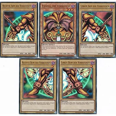 Image of Konami Yu gi oh! Exodia Set Ultra Rare German 2nd Edition