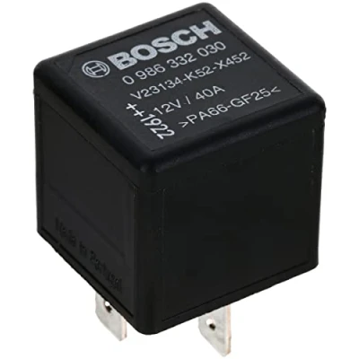 Image of 90464759 Relay BOSCH 0 986 332 030 12V 40A VAUXHALL: Corsa Mk2
