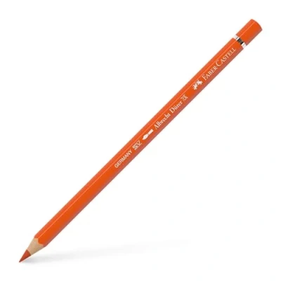 Image of Faber Castell Art &amp; Graphic Albrecht Dürer Watercolour Pencil, (115), Dark Cadmium Orange, For Art, Craft, Drawing, Sketching, Home, School, University, Colouring