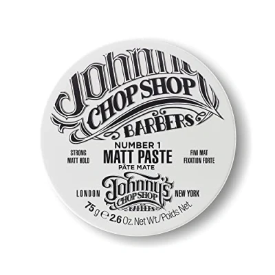Image of Johnny&#039;s Chop Shop No 1 Matt Paste In A Tin, Strong Hold, Natural Finish (75g)