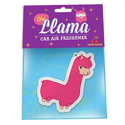 Image of Gift Republic Pink Llama Air Freshener