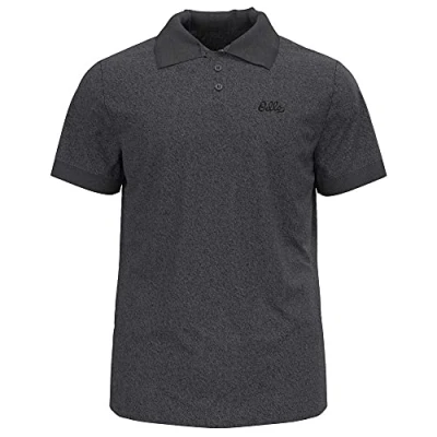 Image of Odlo Nikko Men&#039;s Polo Shirt S/S, Mens, Shirt, 550312, Graphite Grey Melange, XL