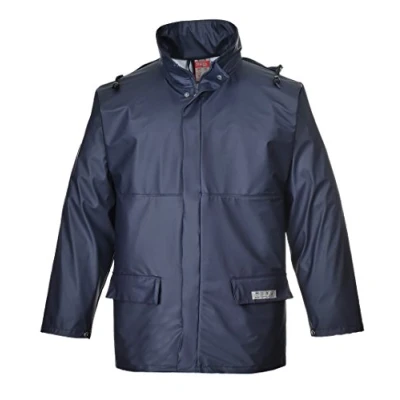 Image of Portwest Sealtex Flame Jacket, Size: M, Colour: Navy, FR46NARM