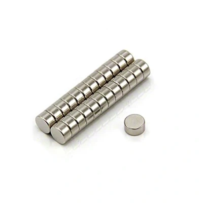 Image of N35 Neodymium Magnet for Arts, Crafts, Model Making, DIY, Hobbies, Office, and Home 6mm dia x 3mm thick 0.68kg Pull Pack of 500