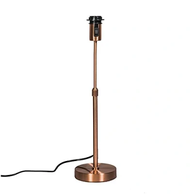 Image of Qazqa Copper Table lamp I Light Adjustable Parte Modern Suitable for LED E27 1 Steel Bedroom