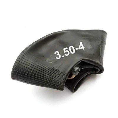 Image of Inner Tube 3.50 4 350 350x4 3.50x4 Bent Valve Inch Caravan Jockey Wheel Tyre