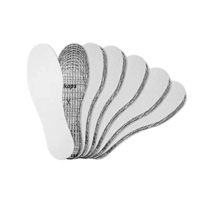 Image of Kaps Alu Super Thermal and Insulating Insole Inserts for Shoes Boots, 6 Pairs of Cut to Fit Winter Shoe Insoles Adults Unisex, Warm Comfy, Pair Pack