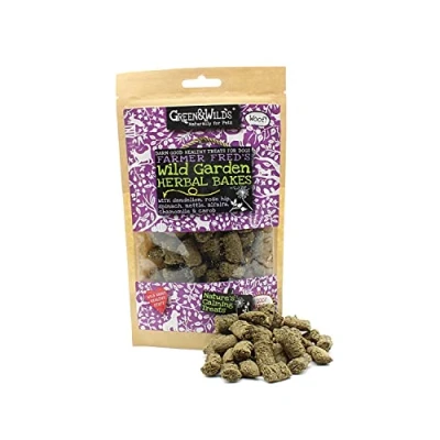 Image of Green &amp; Wilds Eco Friendly Dog Treats Farmer Fred&#039;s Wild Garden Herbal Bakes