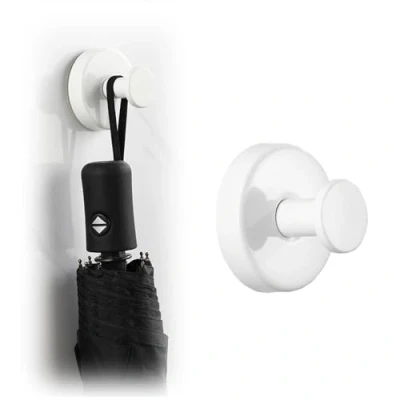 Image of Suction Cup Hooks for Wreaths on Glass, Wreath Hanger, Pop Socket, Holder Glass Door, Cups Front Door Hanging (white, 1)