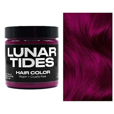 Image of Fuchsia Pink, semi permanent hair dye pink 118 ml Lunar Tides