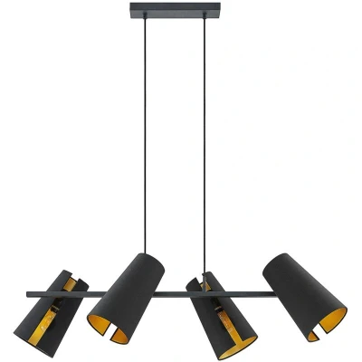 Image of Lucande Kemoni hanging light, 4 bulb
