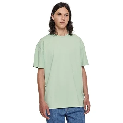 Image of Urban Classics Heavy Basic Tshirt, Men&#039;s, Size: Small, Vintagegreen
