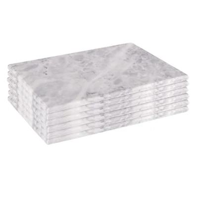 Image of 6x 30cm x 20cm Marble Placemats By Argon Tableware