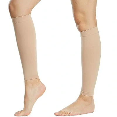Image of beister 1 Pair Compression Calf Sleeves (20 30mmHg), Perfect Socks for Running, Shin Splint, Medical, Pain Relief, Air Travel, Nursing, Cycling