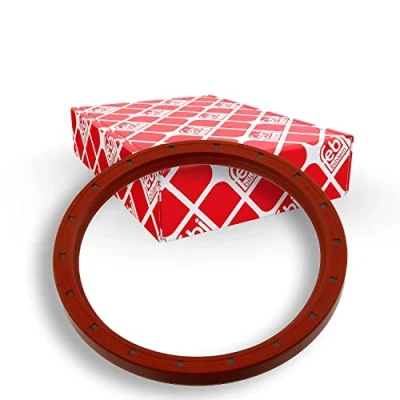 Image of 471056, 477119 Crankshaft Seal FEBI BILSTEIN 11774 transmission sided MVQ (silicone rubber)