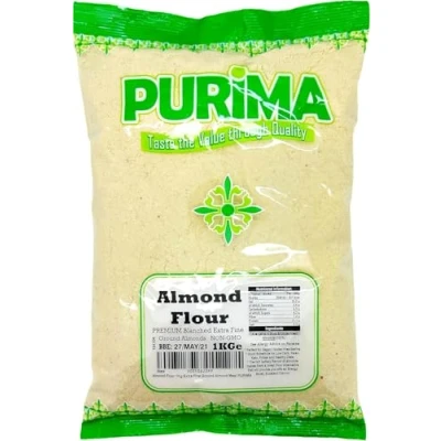 Image of Almond Flour 5KG Extra Fine Finely Ground Almonds 1 KG Meal Premium Natural Blanched Powder Low Carb Gluten Free Baking Primal Keto Bread Paleo Diets Vegan PURIMA Bulk macaroons