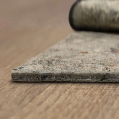 Image of Mohawk Home 9&#039; x 13&#039; Non Slip Rug Pad Gripper 1/4 Thick Dual Surface Felt + Rubber Safe for All Floors