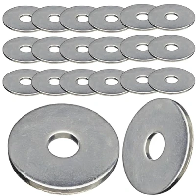 Image of M4 x 16mm Penny Repair Flat Washers, Mudguard, A2 Stainless Steel (Pack of 20)