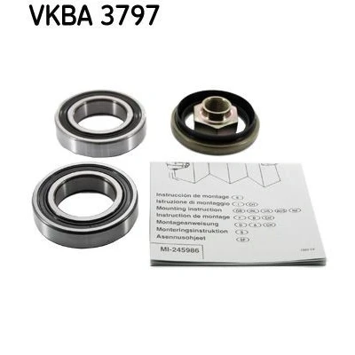 Image of 0926235029, 0926235032 Wheel bearing kit SKF VKBA 3797 with shaft seal 62mm