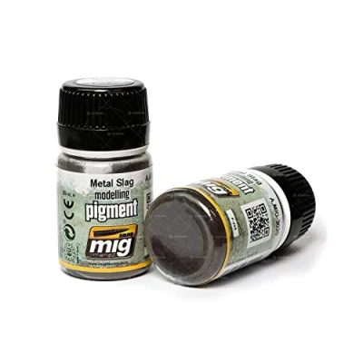 Image of Ammo MIG 3020 Pigments (35 Ml) Metal Slag, Multicolour