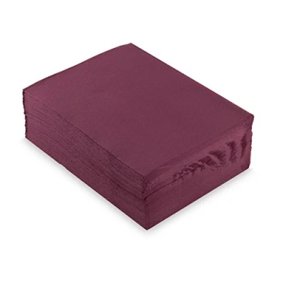 Image of Pendant Light Ser52108006 Dinner Napkin 30 x 40 cm 2 Ply 1/4 Fold 50 Napkins Punta Bordeaux