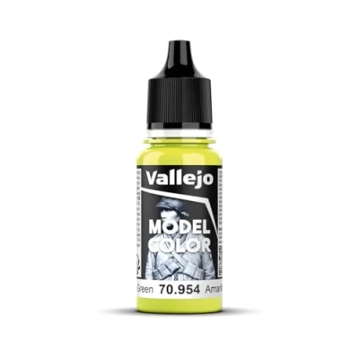 Image of Vallejo Model Color 17ml Arylic Paint Yellow Green Fs 30160