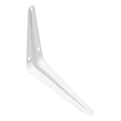 Image of Merriway BH05482 (4 Pcs) London Style Shelf Brackets 200 x 150mm (8 6 Inch) White Pack of 4 Pieces
