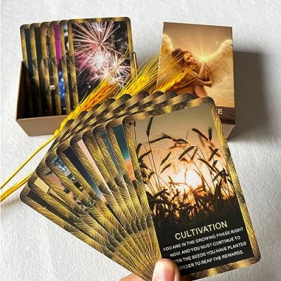 Image of LIGHTOF JUSTICE Career Oracle Cards Deck, Money and Life Cards, Decks Help You Achieve Financial Goals As Well Ambitions.Tarot lover
