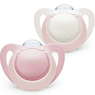 Image of NUK Genius Set of 2 Dummies for Girls Size 0