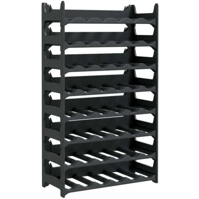 Image of vidaXL Wine Rack for 48 Bottles PP Stackable