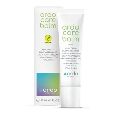 Image of Ardo Care Balm Nipple Cream For Breastfeeding. Breast Essentials Nursing Mothers. Fragrance Free Soothing Relief Balm. Vegan Lanolin Alternative Sore &amp; Cracked Nipples (10ml)