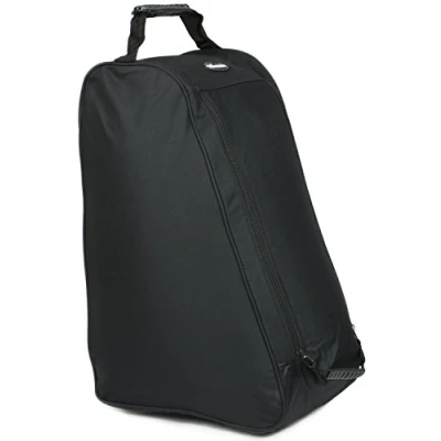 Image of Woodside Black Wellington Welly Boot Storage Bag Muddy Hunting/Hiking/Fishing