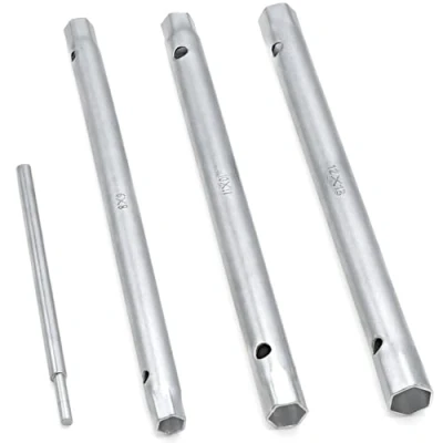 Image of DAKCOS 4PCS Box Spanner Set with Tommy Bar，8 13mm Metric Tap Set,Tubular