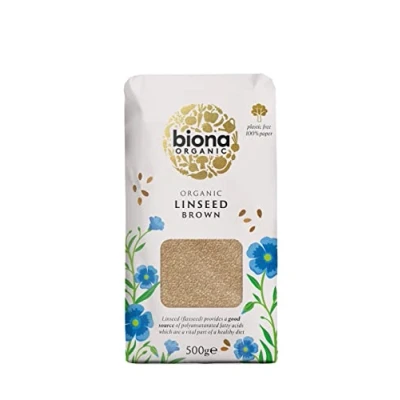 Image of Biona Organic Linseed Brown 500g (Pack of 6
