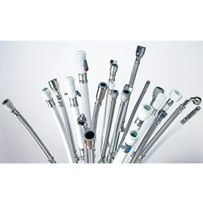 Image of Flexible TAP Connector 1/2&quot; BSP X Elbow Lengths (300MM 500MM) (Flexi Size = 150 MM)