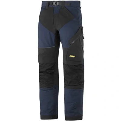 Image of Snickers FlexiWork Work Trousers+ Navy/Black 46