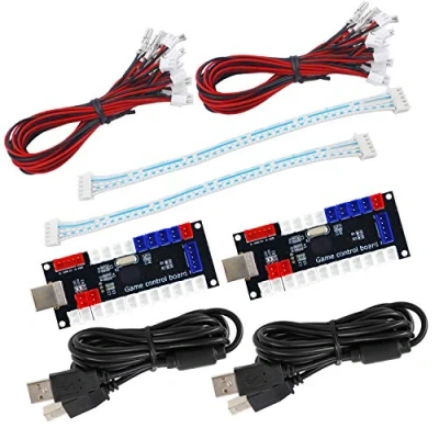 Image of SJ@JX Arcade Game Controller USB Encoder Zero Delay 2 Player to Joystick Button for PC MAME Raspberry Pi Retro