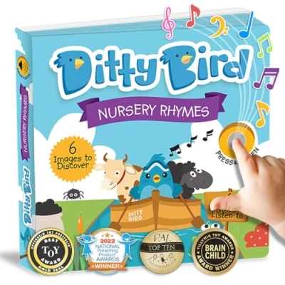 Image of DITTY BIRD Musical Books For Toddlers Fun Children&#039;s Nursery Rhyme Book Old Macdonald’s Farm with Sound Interactive Toddler 1 Year to 3 Olds Sturdy Baby