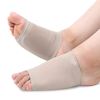 Image of Pedimend Fallen Collapsed Arches Flat Feet Insoles Plantar Fasciitis Socks Orthotic High Arch Silicone Gel Support Foot Pain Relief