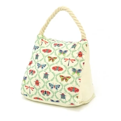 Image of Fabric Butterfly &amp; Insect Doorstop Decorative Butterflies Ladybug Door Stop with Handle Weighted Stopper for Floor 18cm